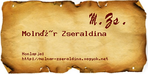 Molnár Zseraldina névjegykártya